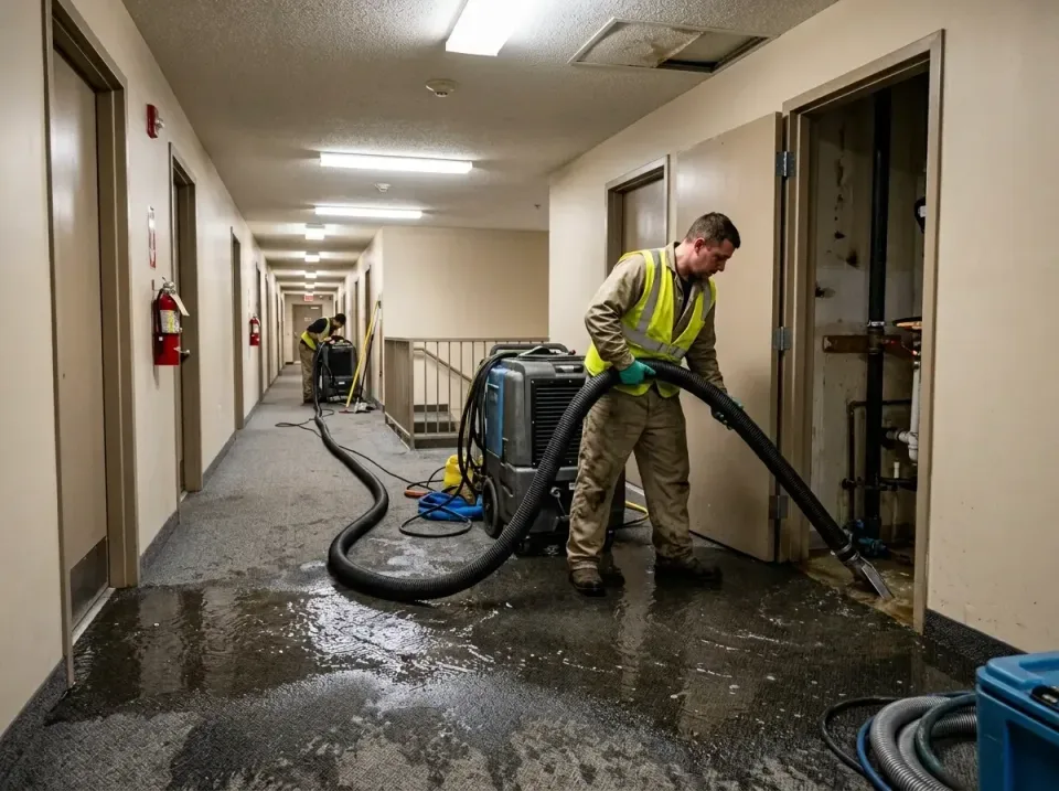 multi-unit-apartment-hallway-f-005 — frequently asked questions, Emergency Burst Pipe Water Extraction & Removal in Waunakee…